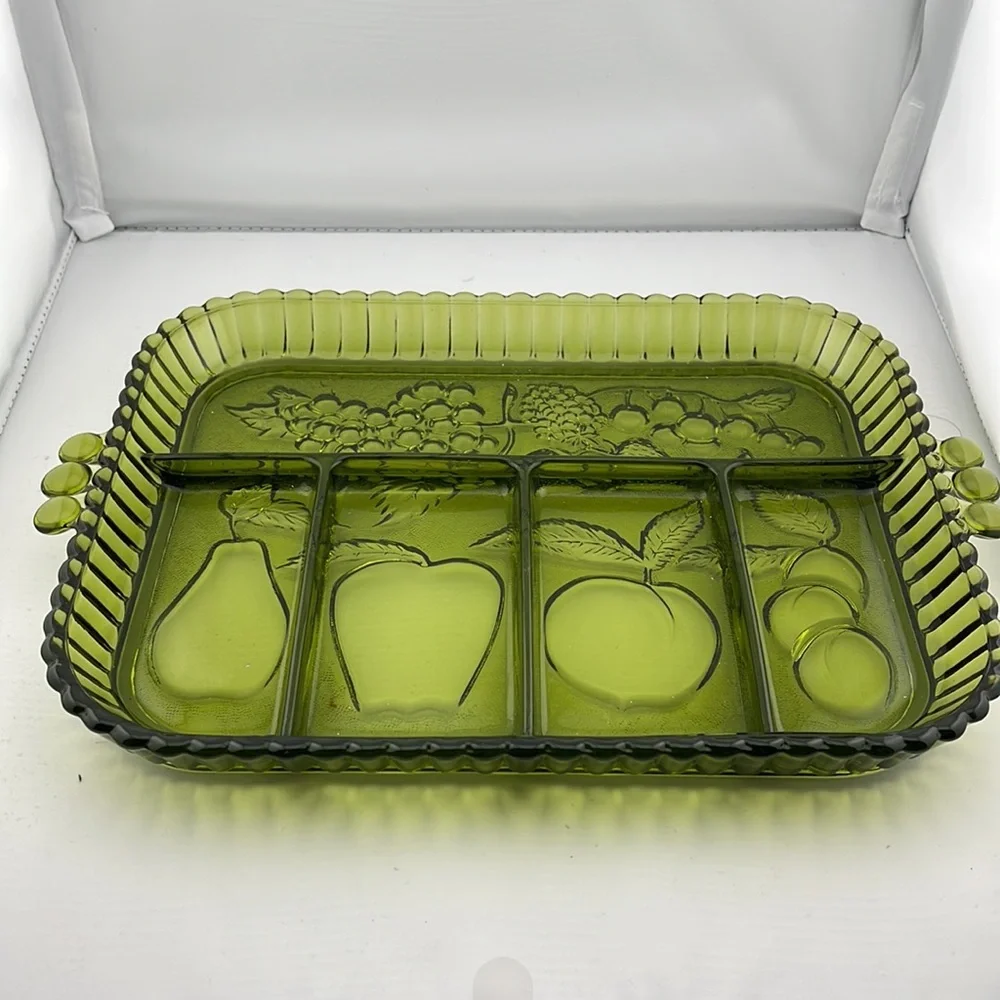 Indiana Glass 5 Part Tray